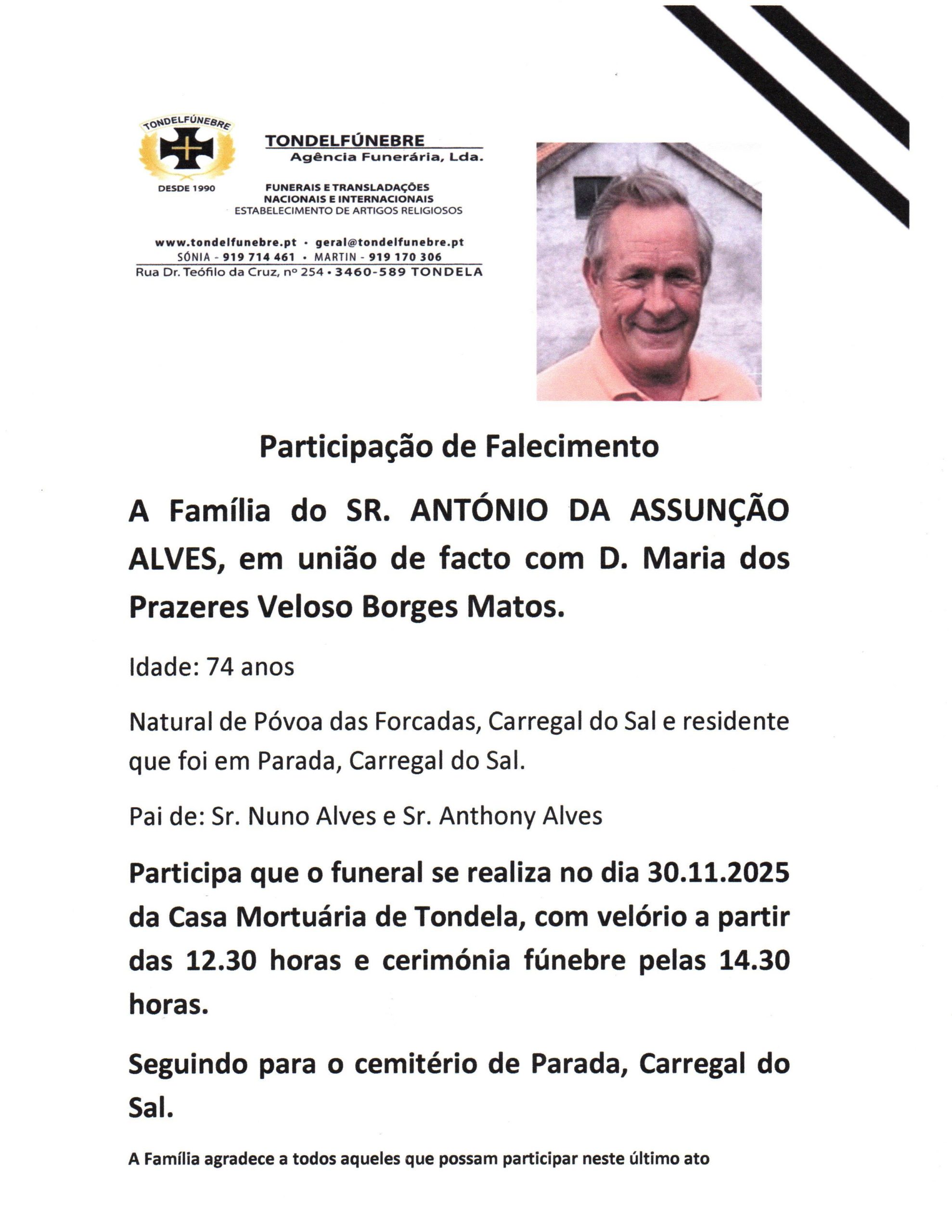 ANTÓNIO DA ASSUNÇÃO ALVES