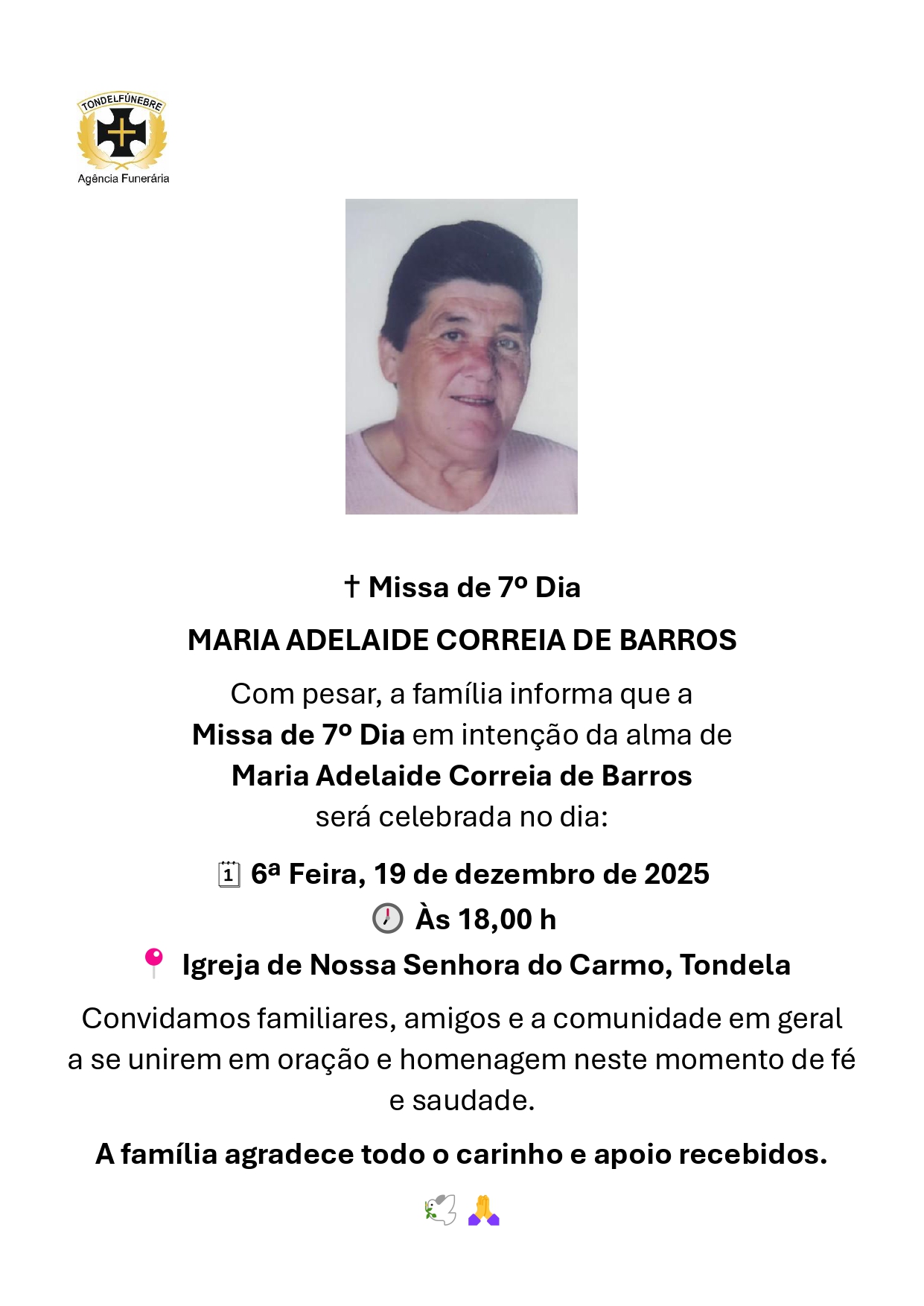 MARIA ADELAIDE CORREIA DE BARROS