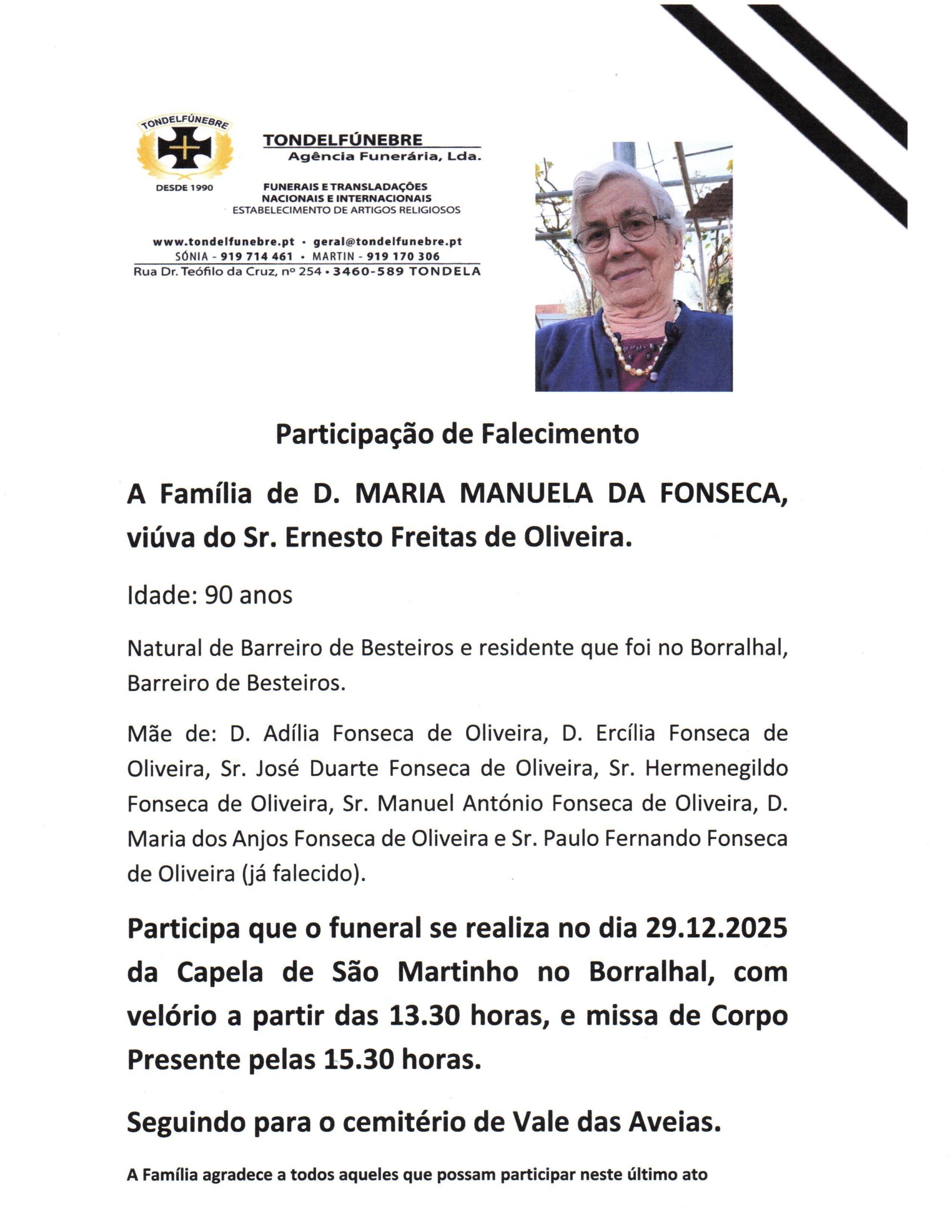 MARIA MANUELA DA FONSECA