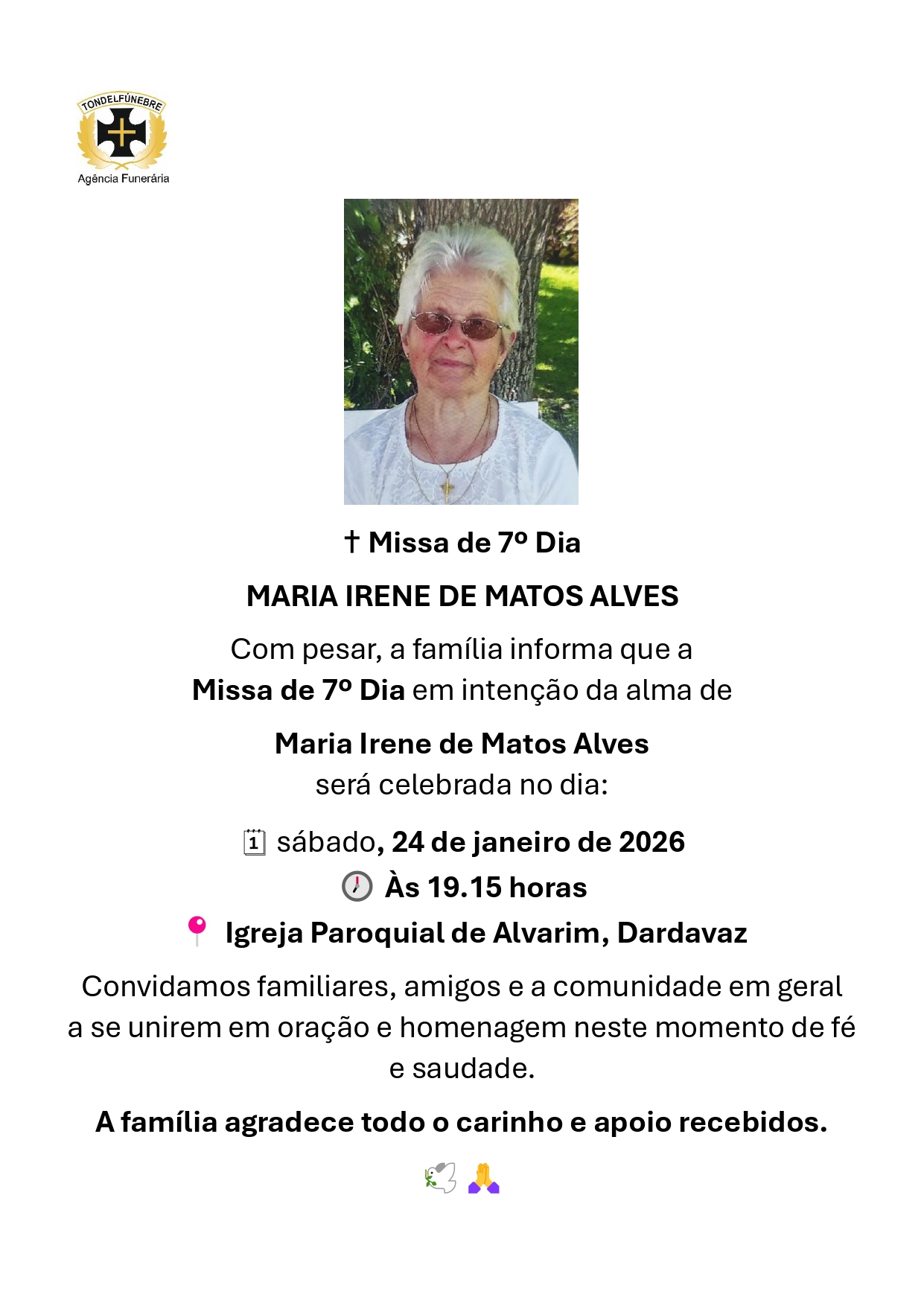 MARIA IRENE DE MATOS ALVES