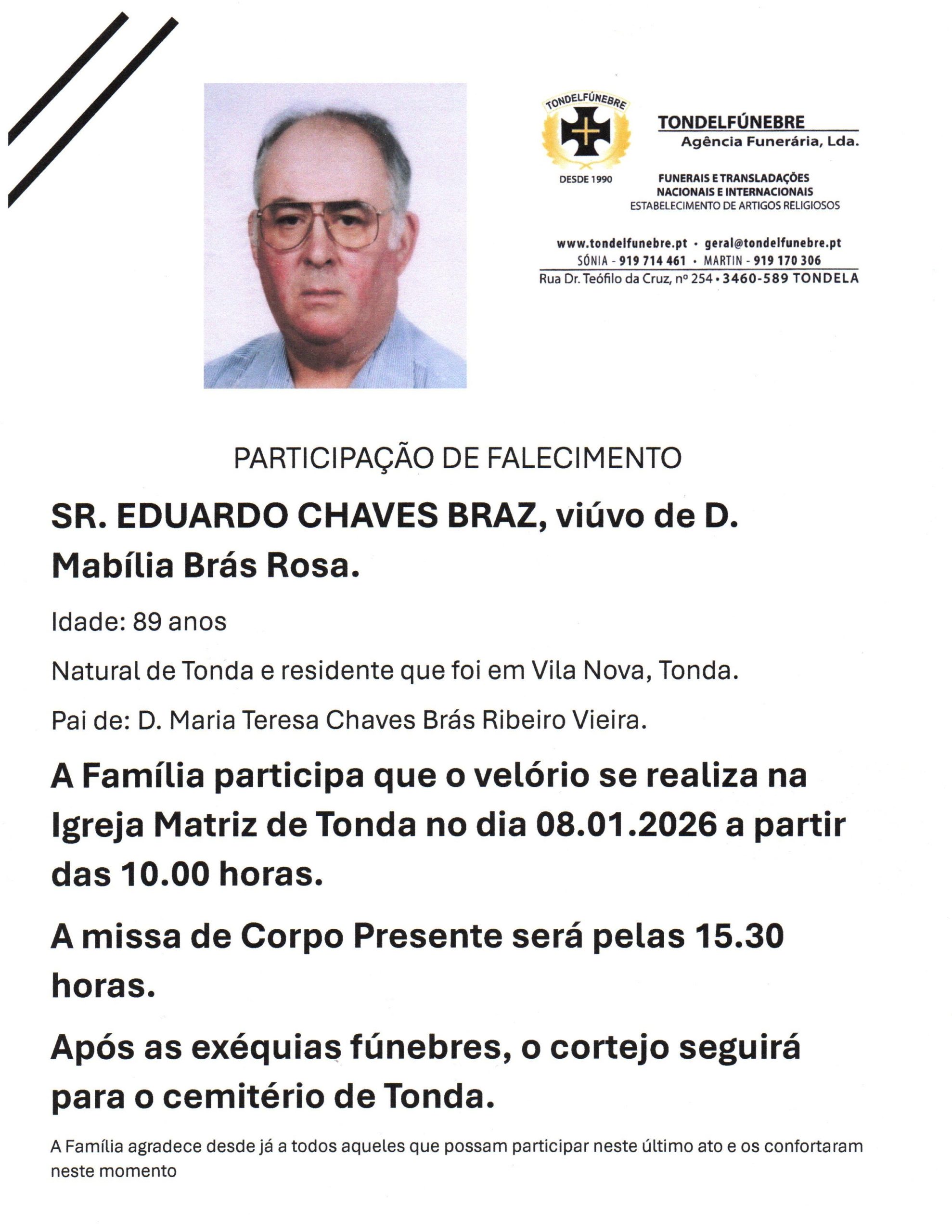 EDUARDO CHAVES BRAZ
