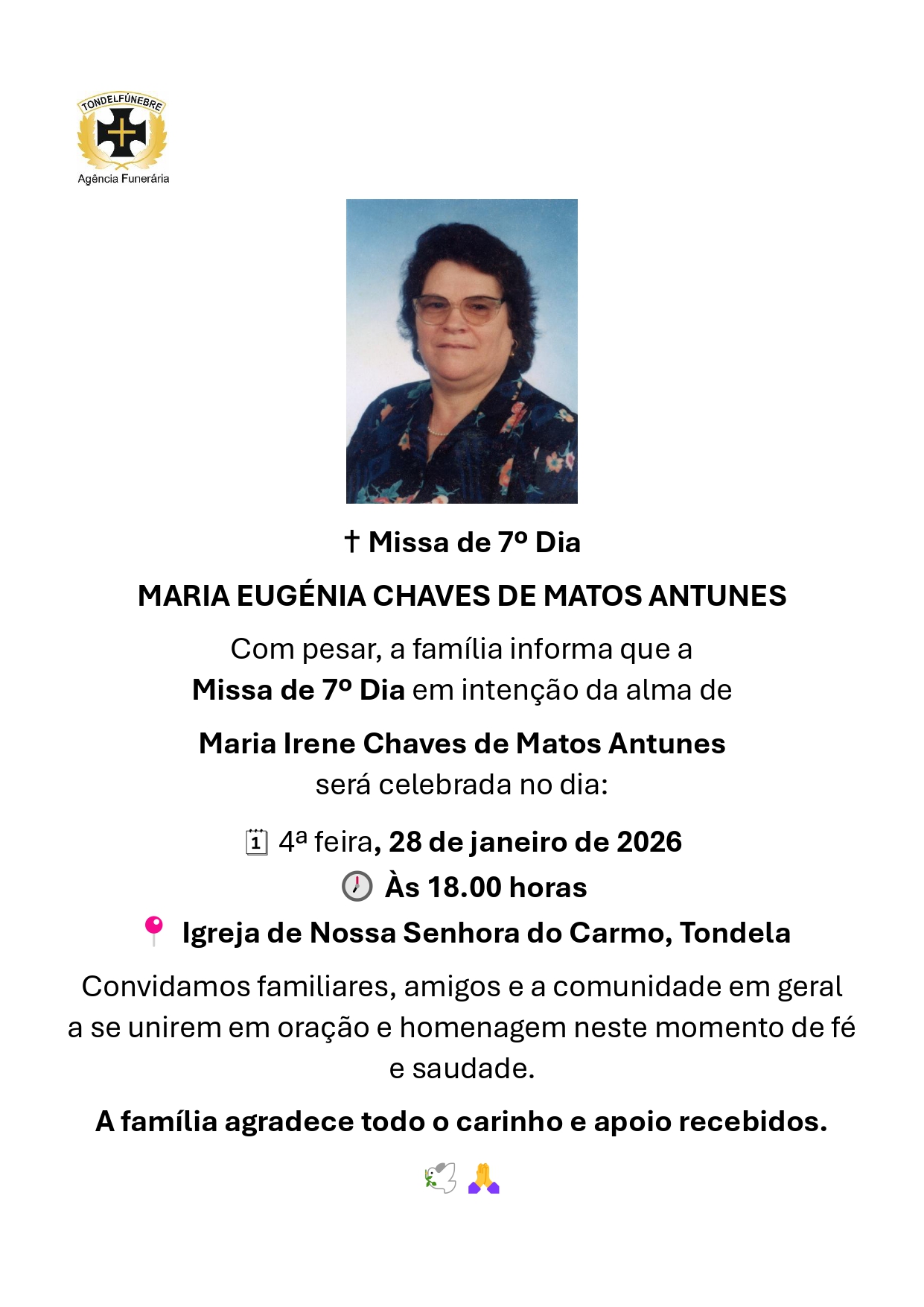 MARIA EUGÉNIA CHAVES DE MATOS ANTUNES