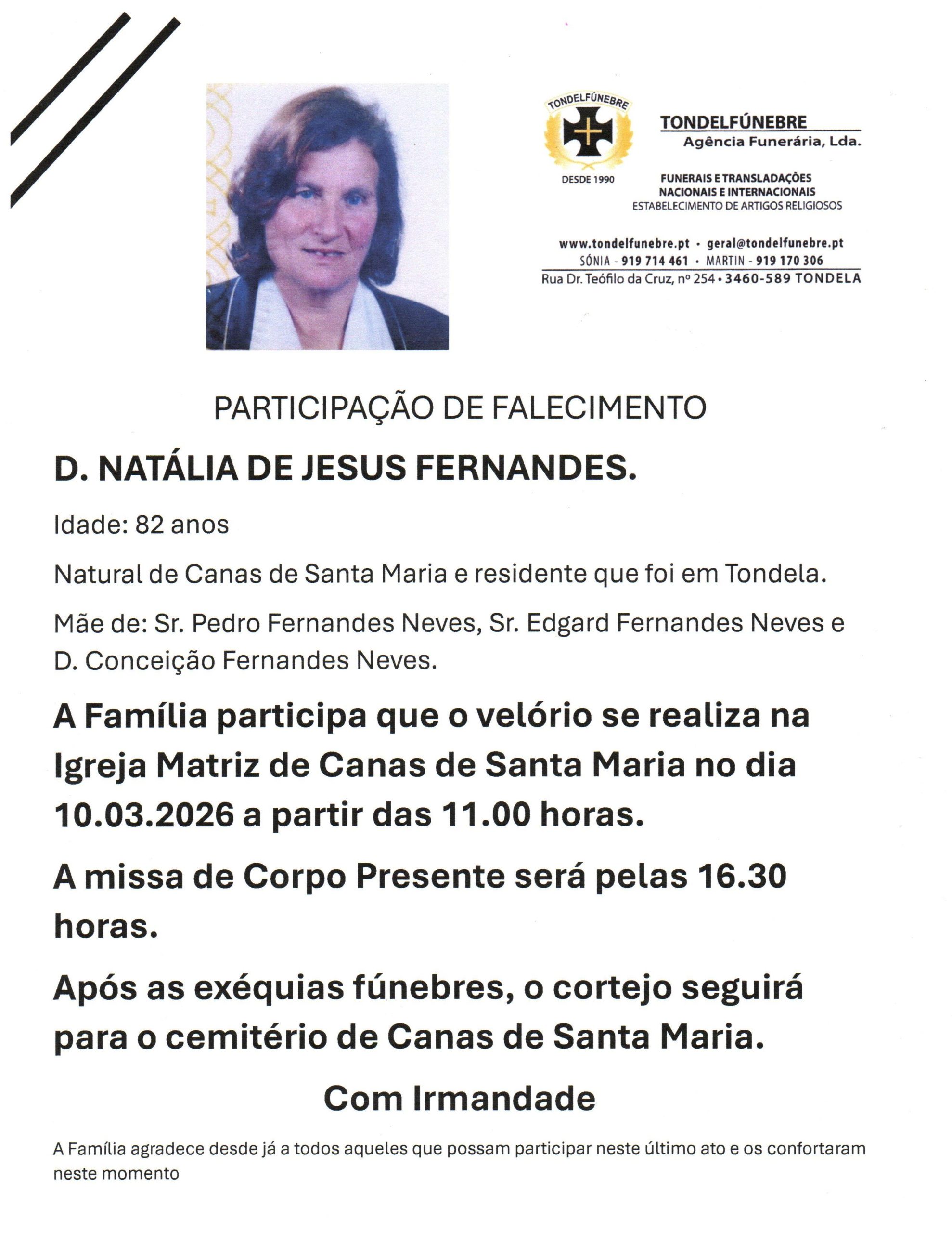 NATÁLIA DE JESUS FERNANDES