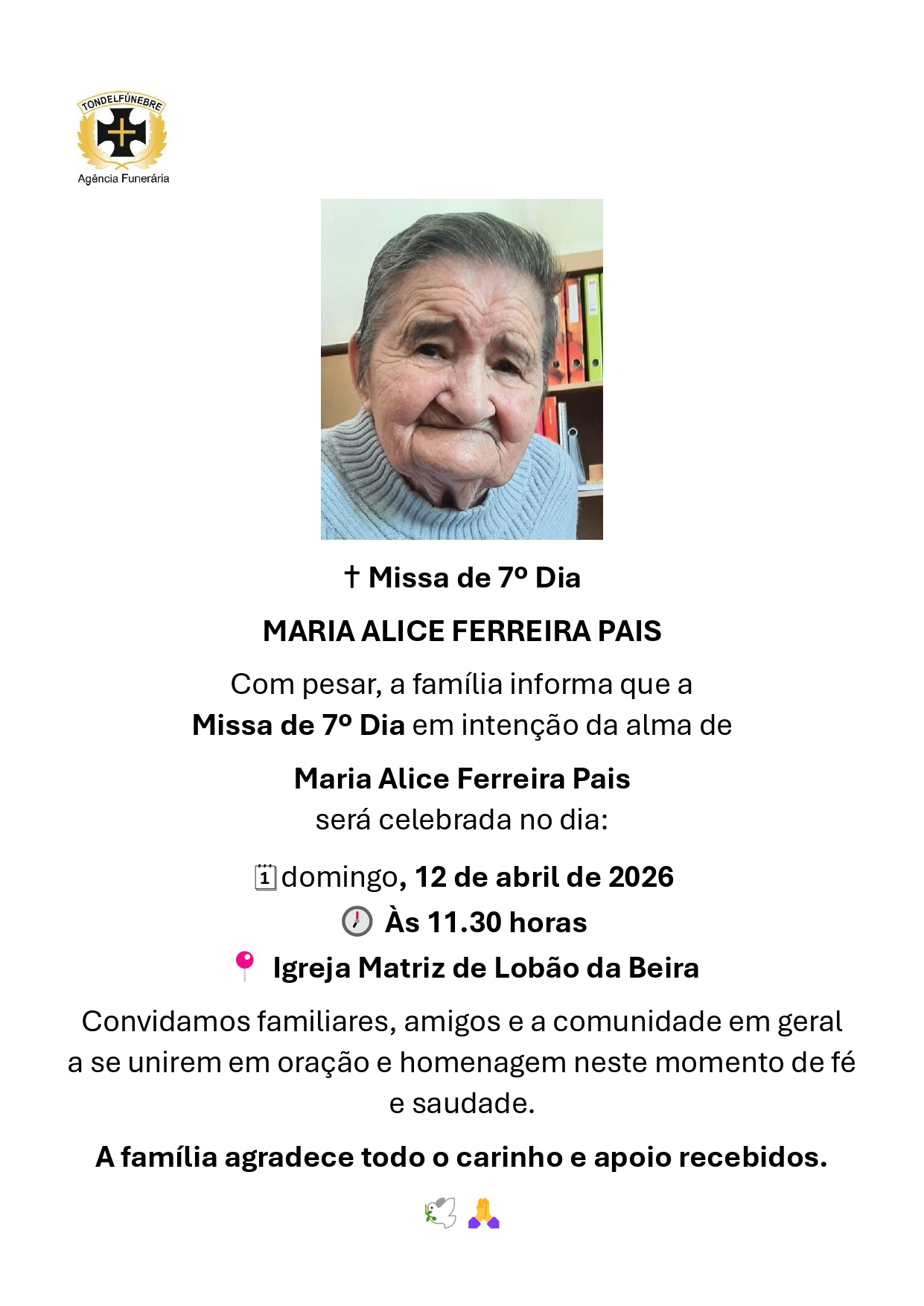 MARIA ALICE FERREIRA PAIS