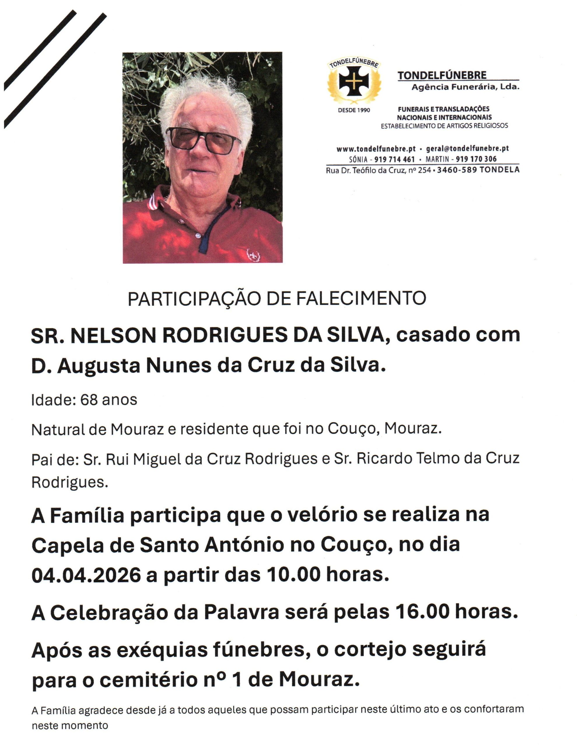 NELSON RODRIGUES DA SILVA