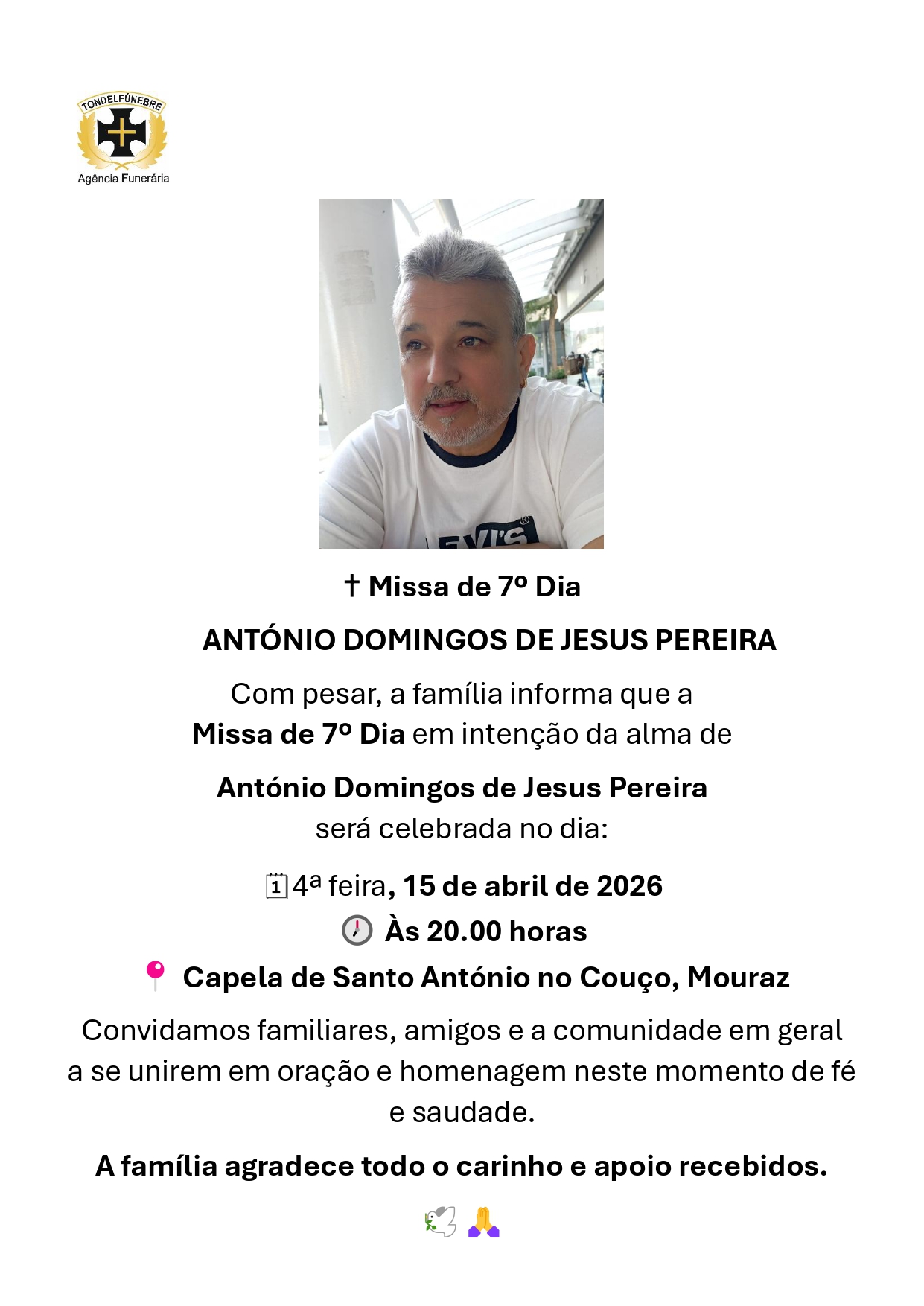 ANTÓNIO DOMINGOS DE JESUS PEREIRA
