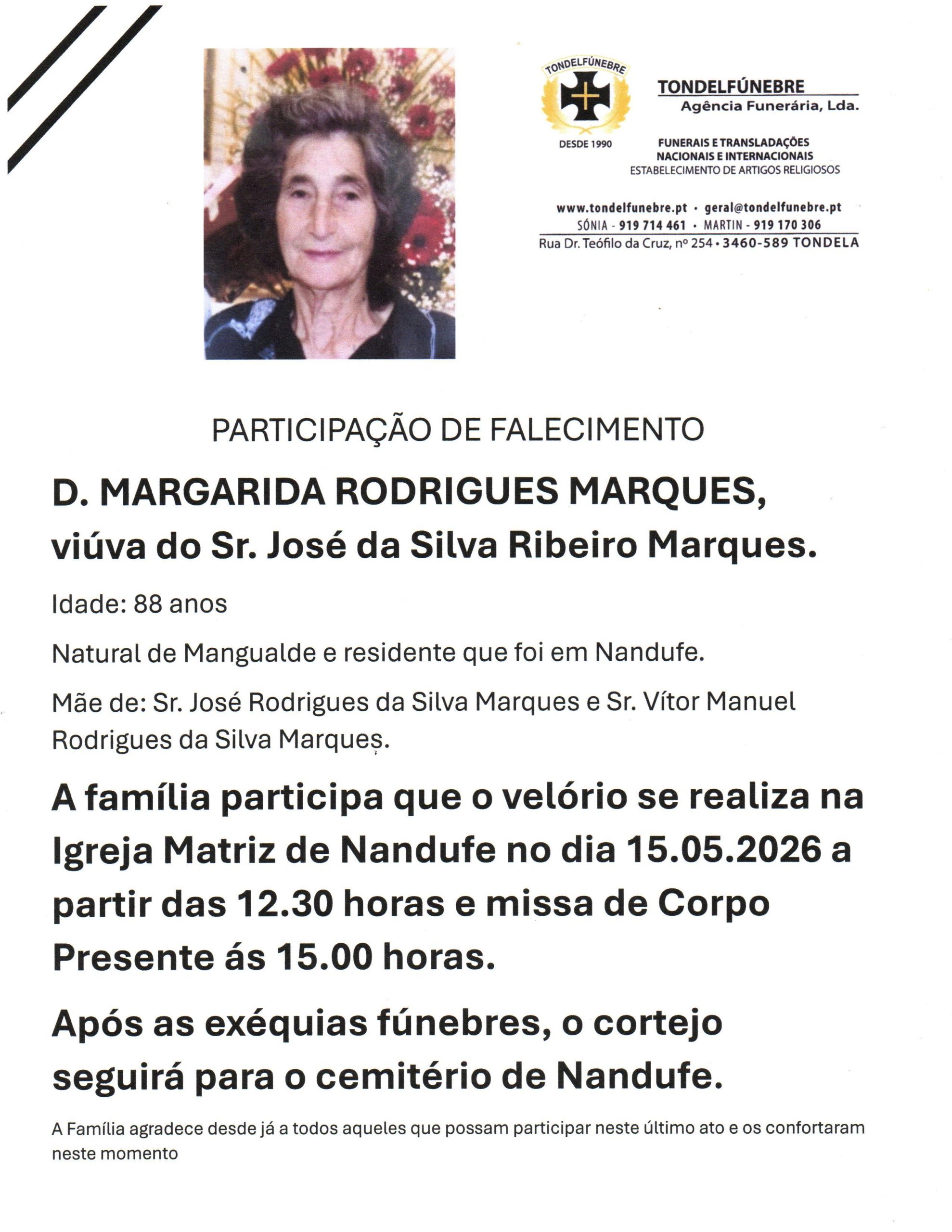 MARGARIDA RODRIGUES MARQUES