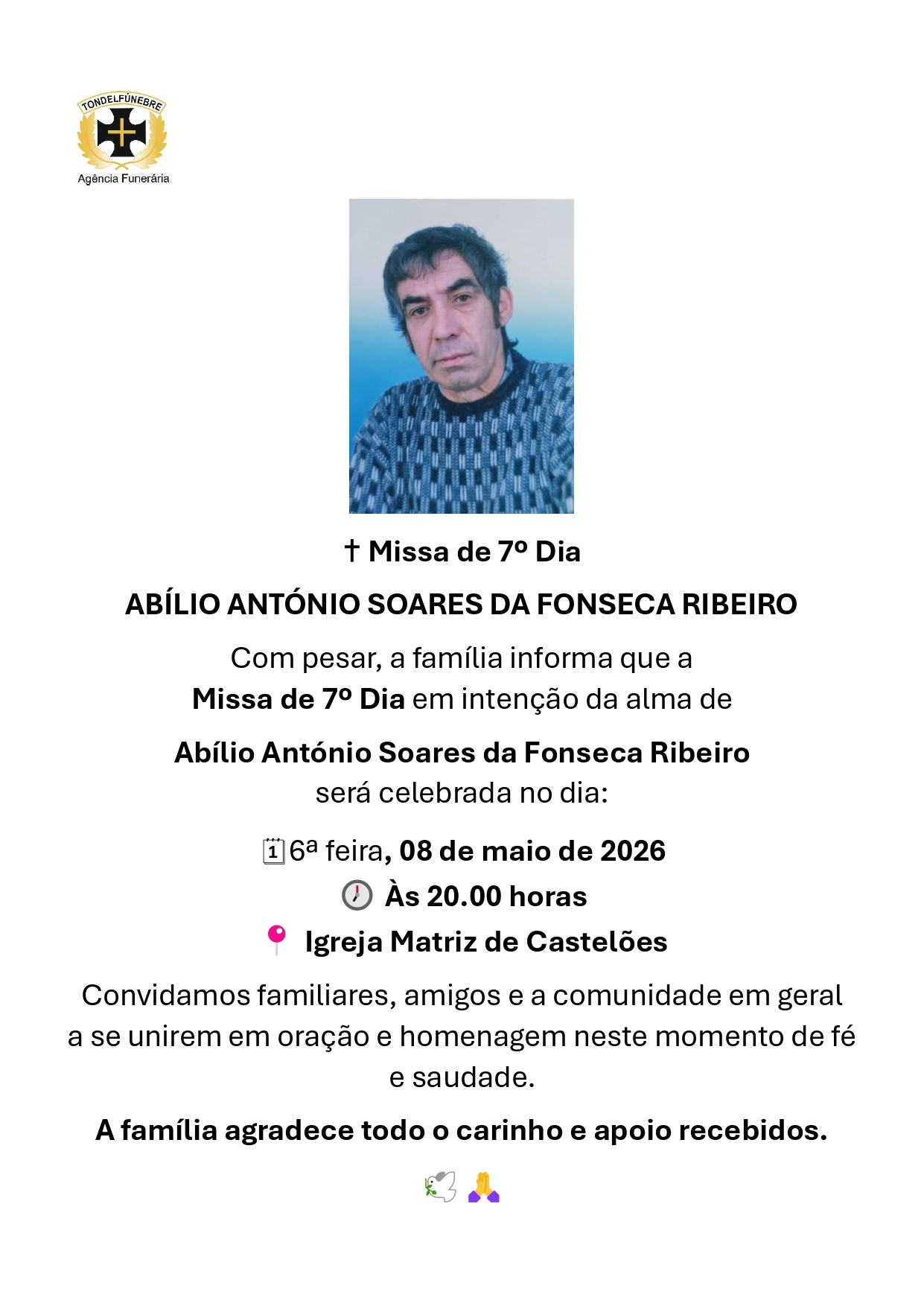 ABÍLIO ANTÓNIO SOARES DA FONSECA RIBEIRO