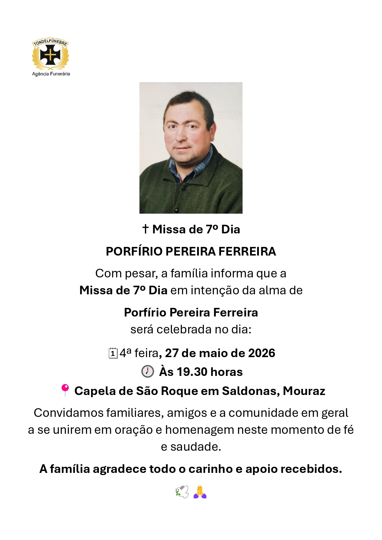 PORFÍRIO PEREIRA FERREIRA
