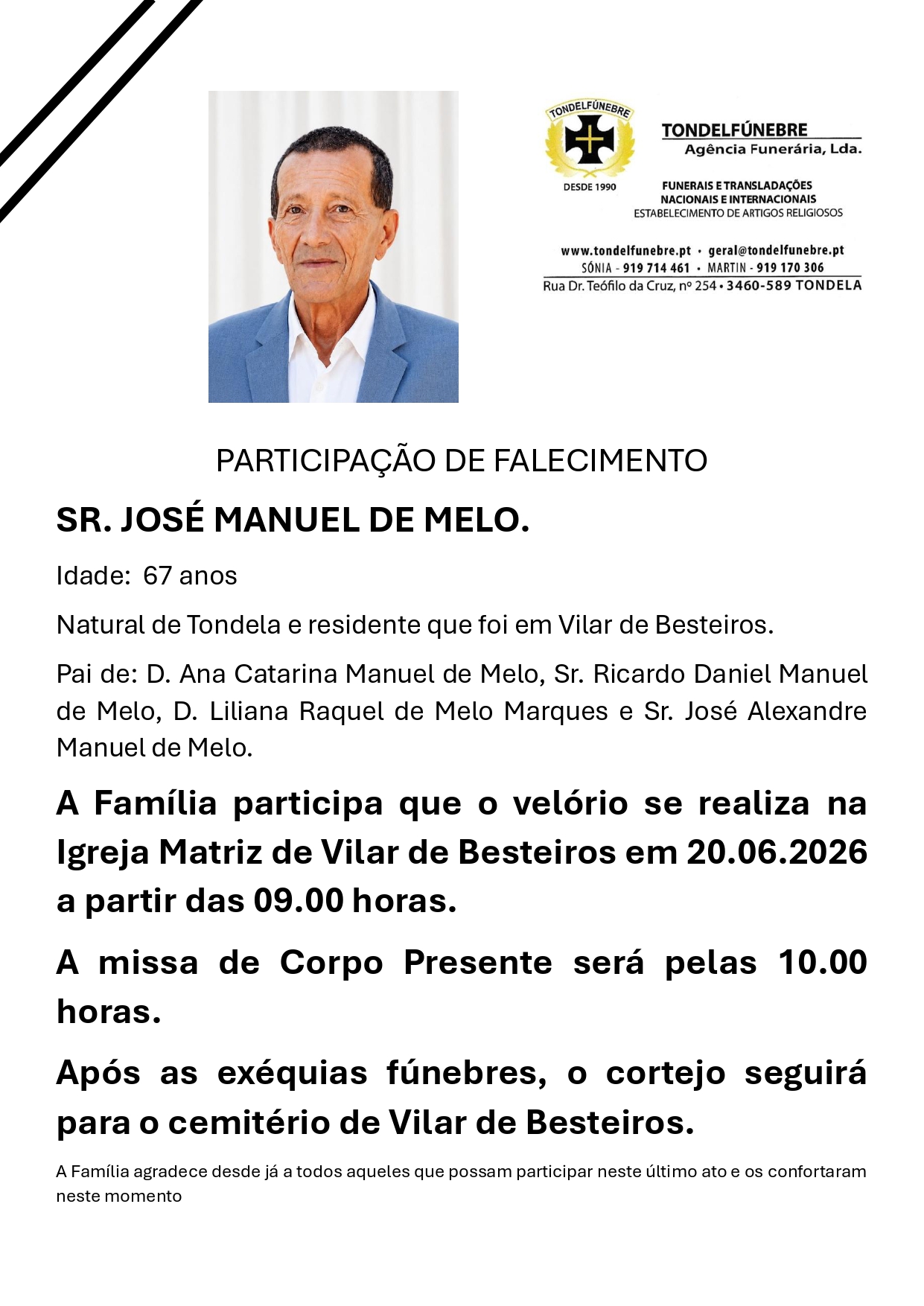 JOSÉ MANUEL DE MELO