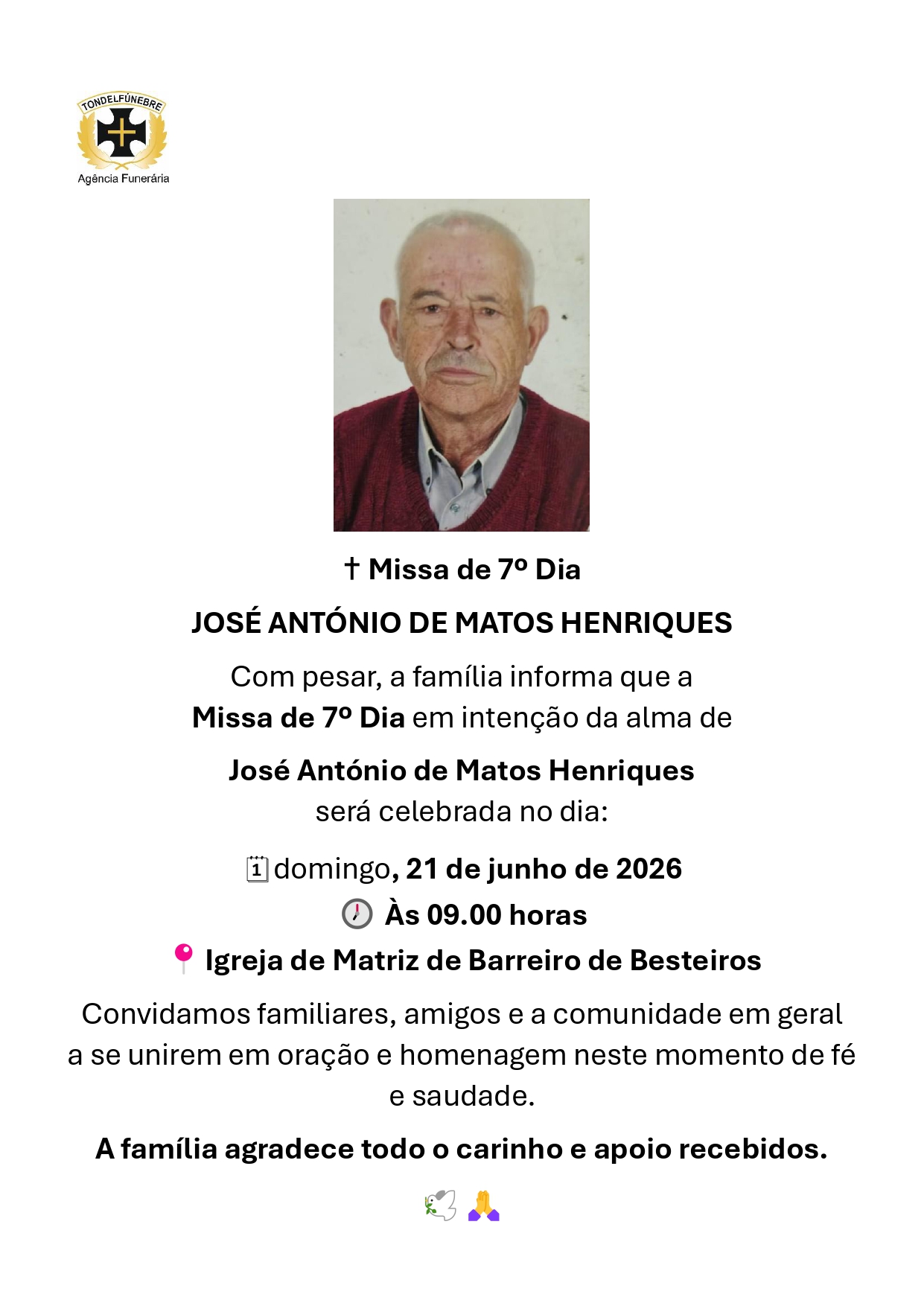 JOSÉ ANTÓNIO DE MATOS HENRIQUES