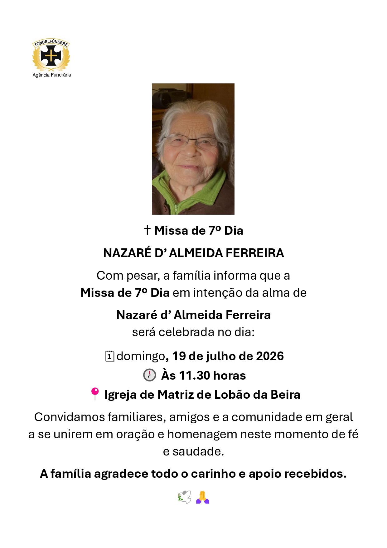 NAZARÉ D’ ALMEIDA FERREIRA