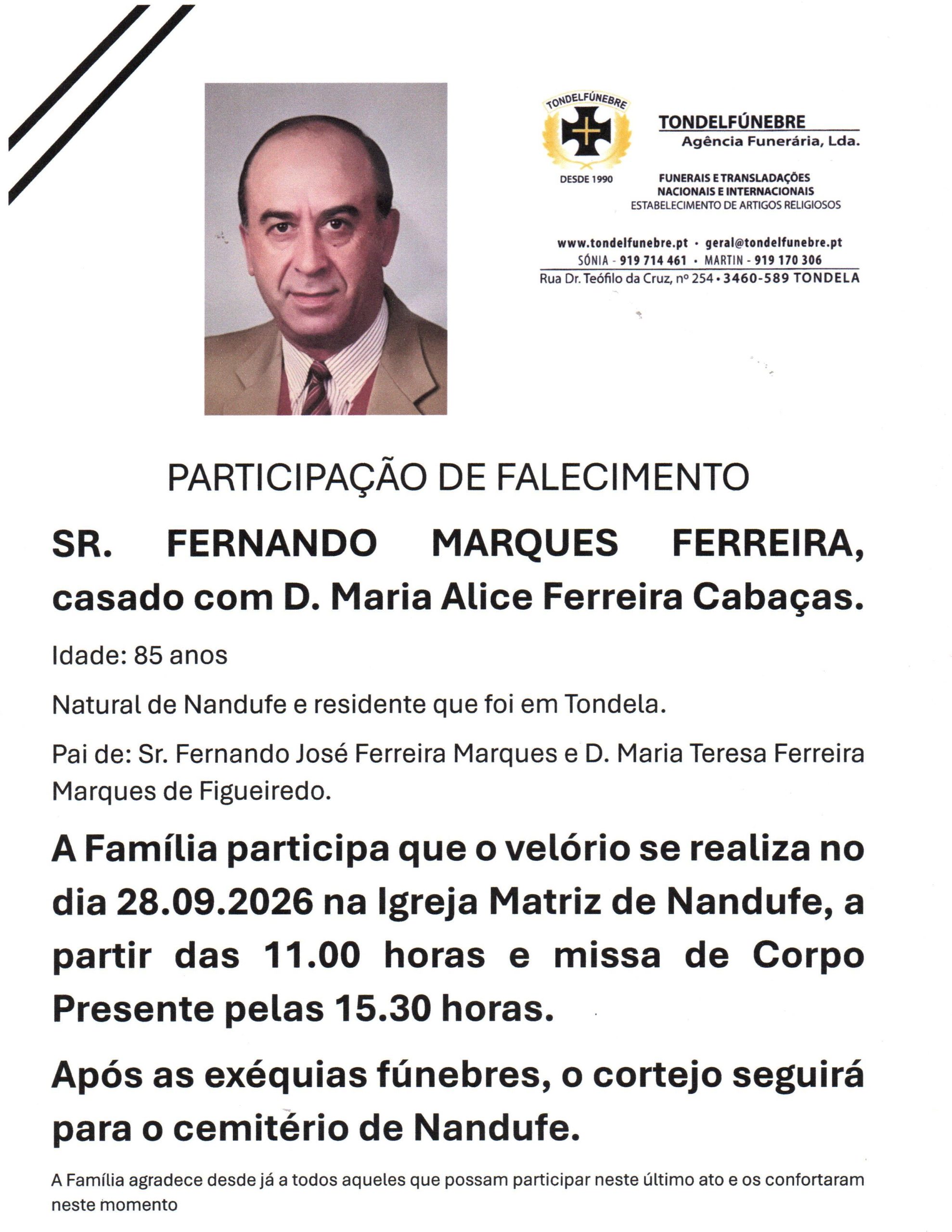 FERNANDO MARQUES FERREIRA