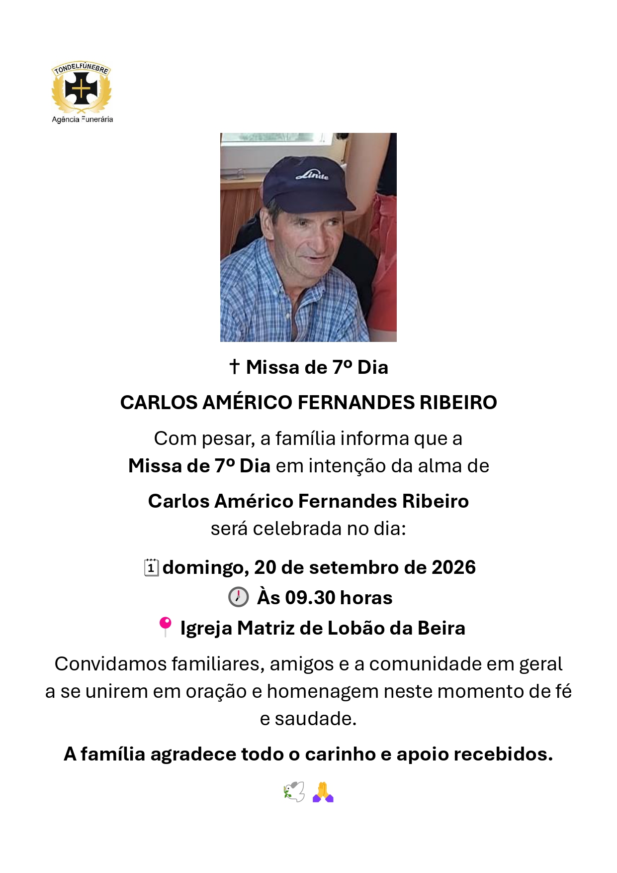 CARLOS AMÉRICO FERNANDES RIBEIRO