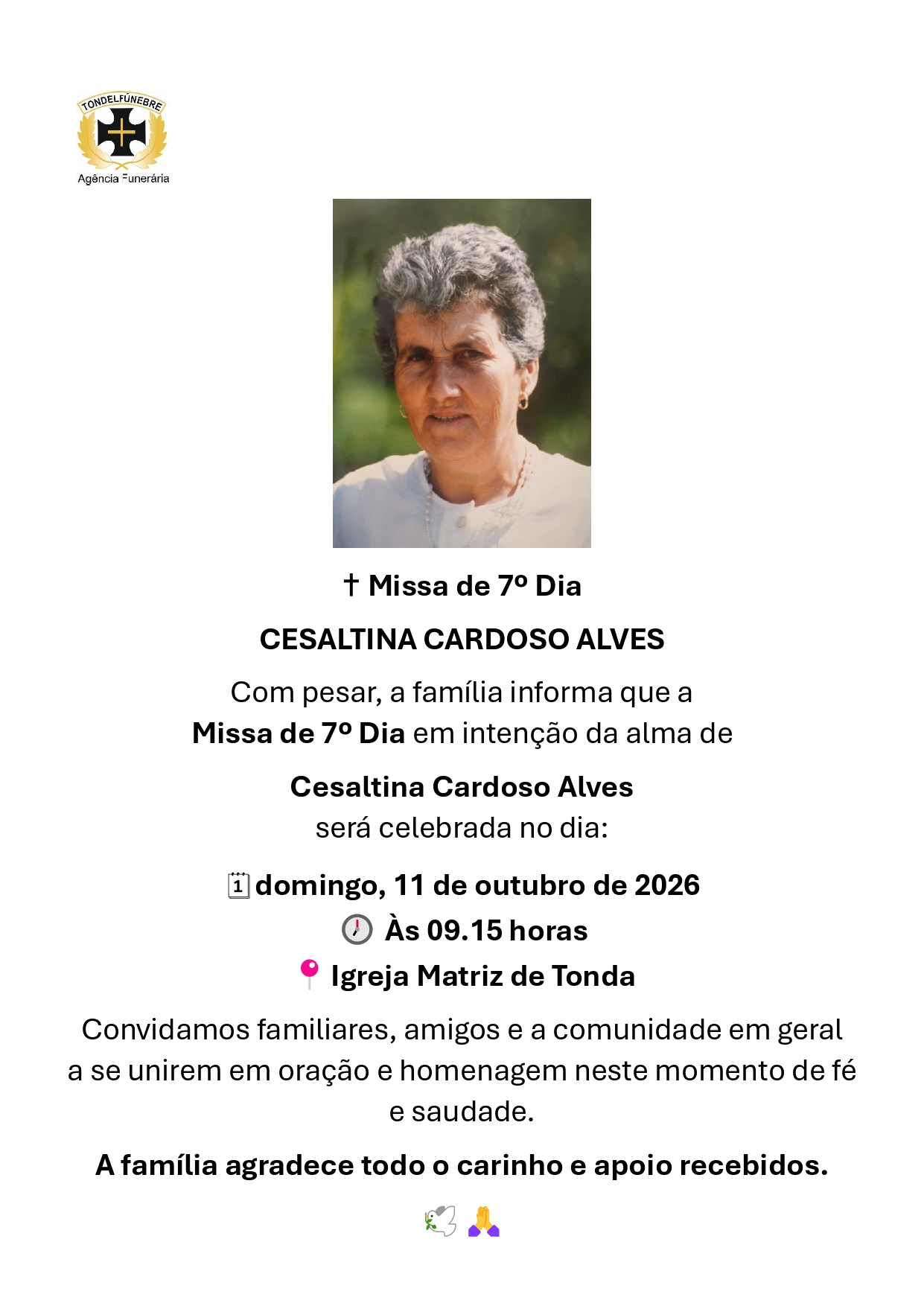 CESALTINA CARDOSO ALVES